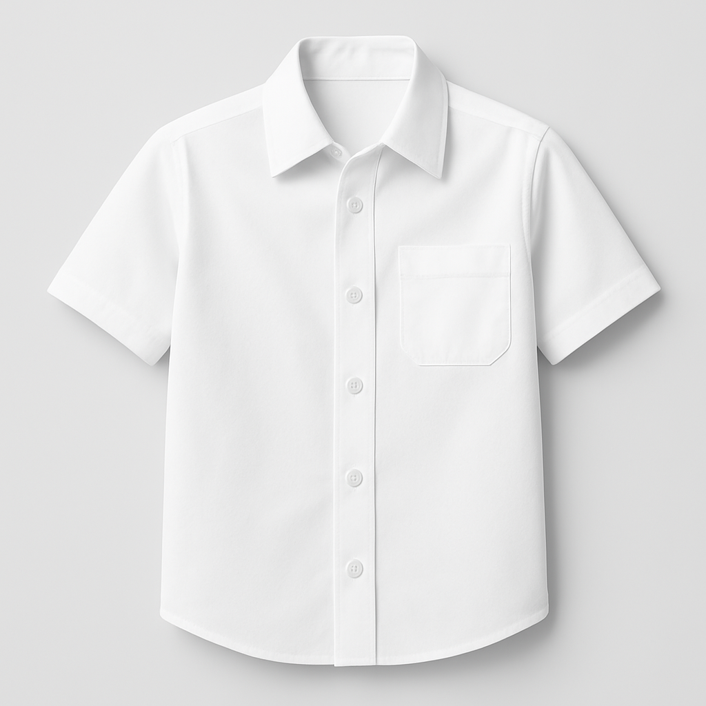 Short sleeve white shirt