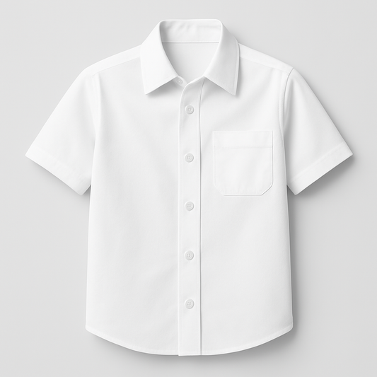Short sleeve white shirt