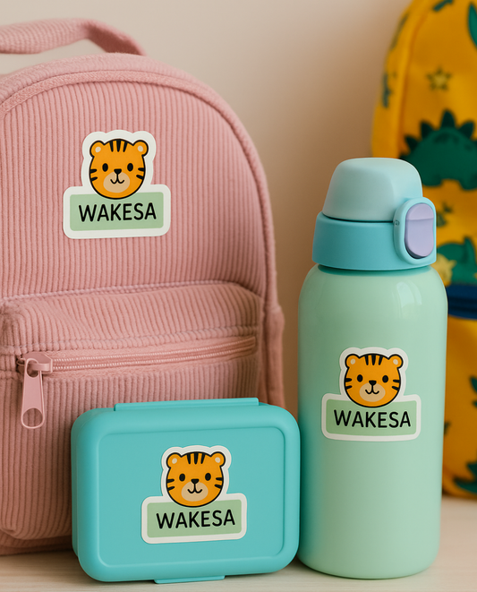 Lunch box and water bottles